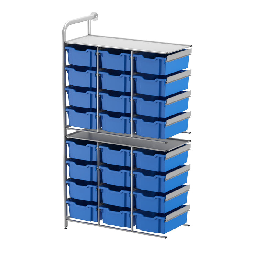 Gratnells Callero Custom Tall High - Store Adder Unit 24 Deep Trays (GRA - CADD070744) - SchoolOutlet