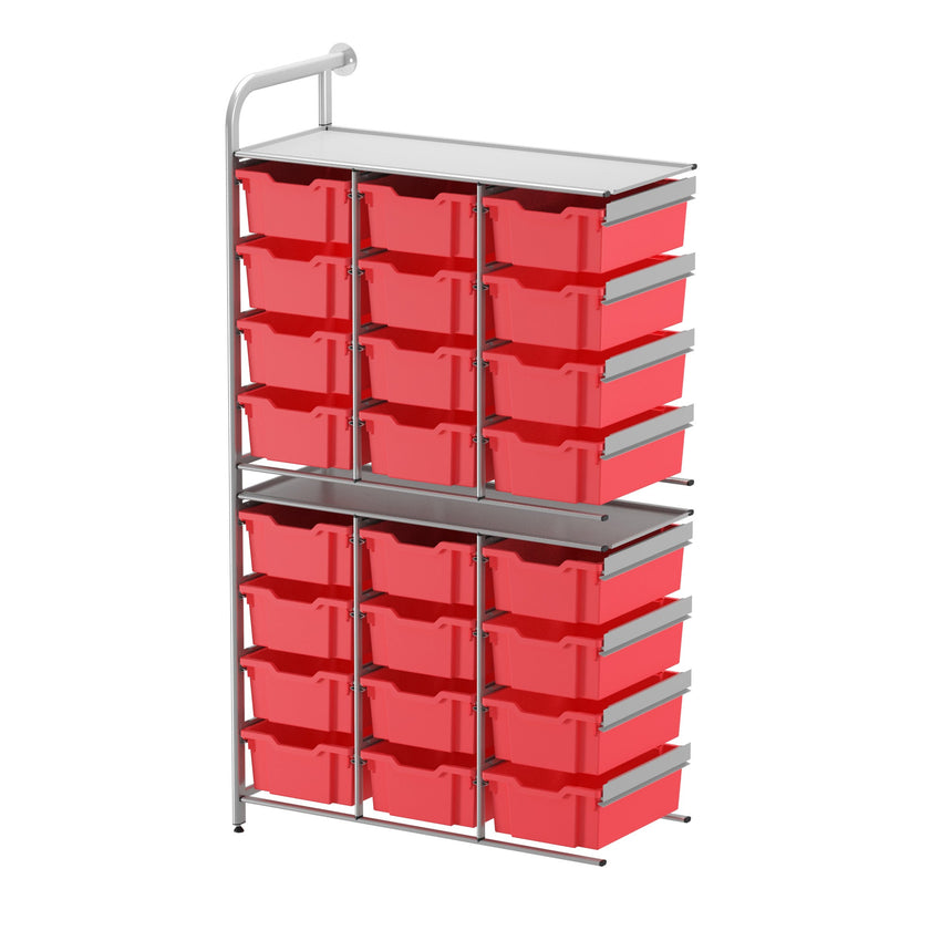 Gratnells Callero Custom Tall High - Store Adder Unit 24 Deep Trays (GRA - CADD070744) - SchoolOutlet