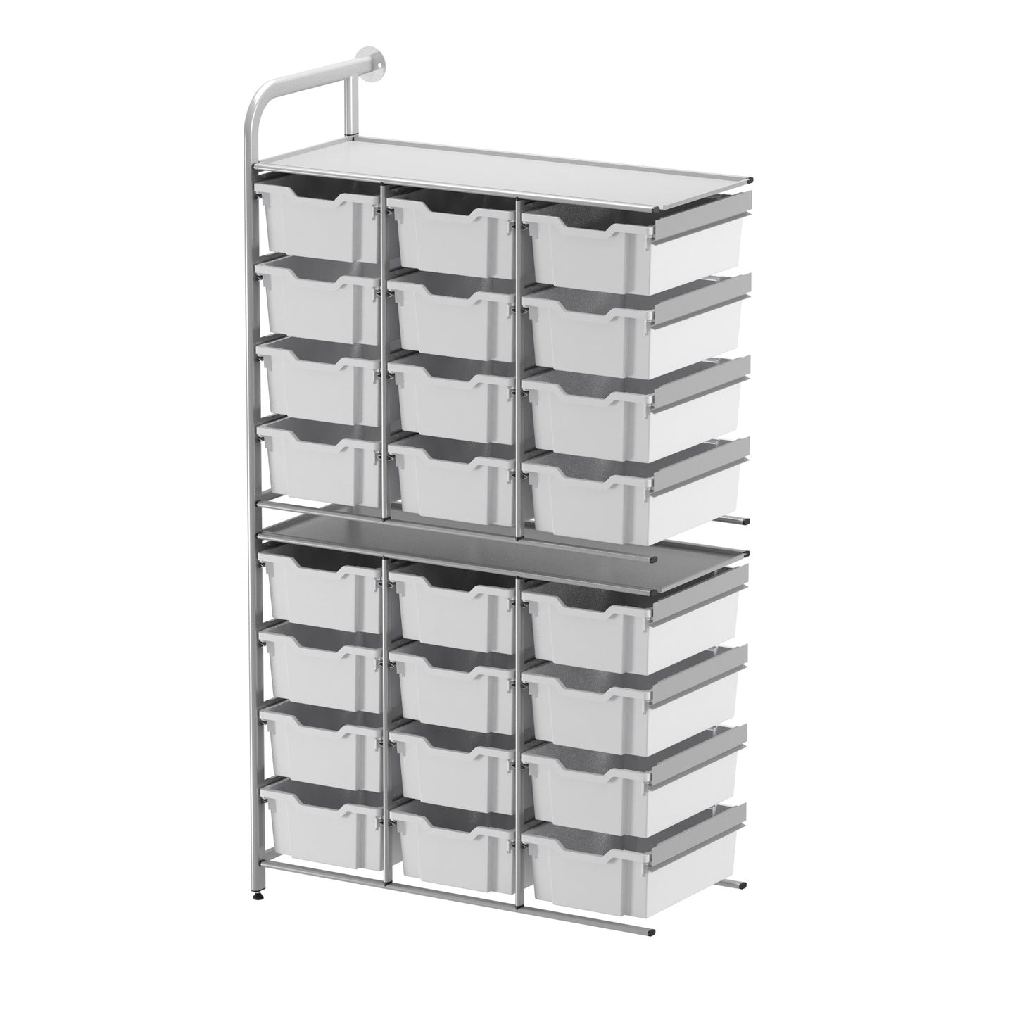 Gratnells Callero Custom Tall High - Store Adder Unit 24 Deep Trays (GRA - CADD070744) - SchoolOutlet