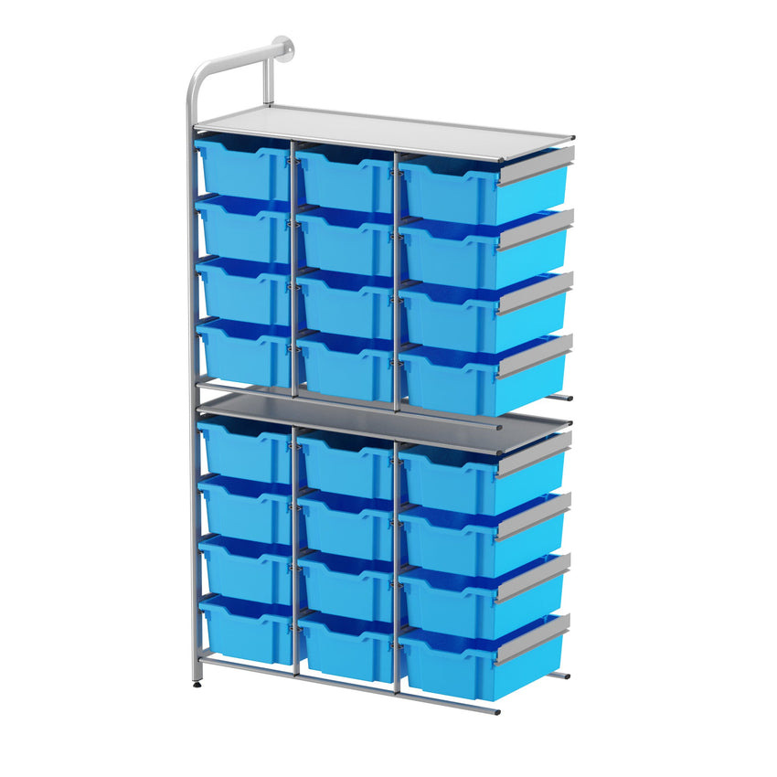 Gratnells Callero Custom Tall High - Store Adder Unit 24 Deep Trays (GRA - CADD070744) - SchoolOutlet