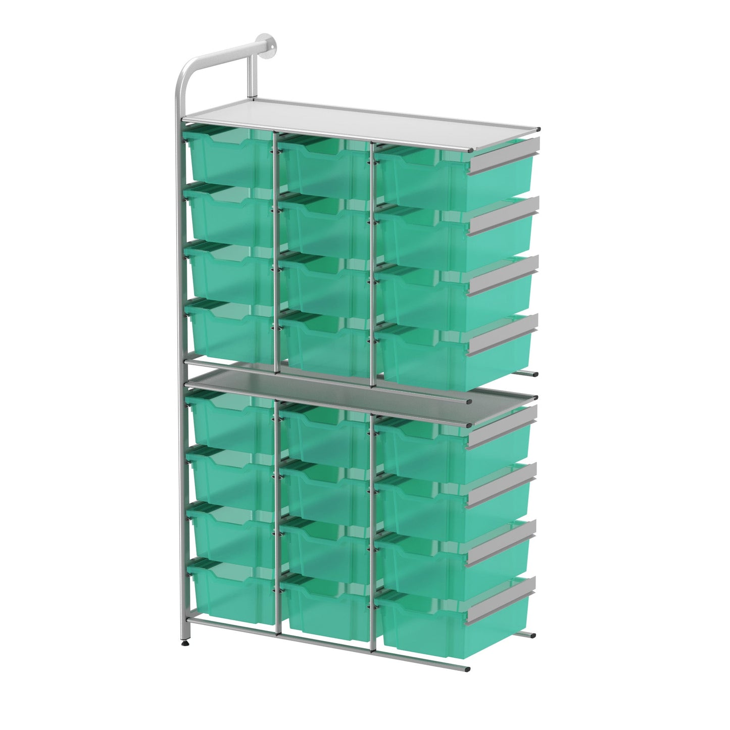 Gratnells Callero Custom Tall High - Store Adder Unit 24 Deep Trays (GRA - CADD070744) - SchoolOutlet