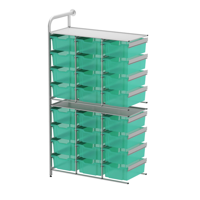 Gratnells Callero Custom Tall High - Store Adder Unit 24 Deep Trays (GRA - CADD070744) - SchoolOutlet