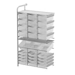 Gratnells Callero Custom Tall Maker - Store Adder Unit 12 Shallow, 3 Deep Tilting and 12 Deep Trays (GRA - CADD340744) - SchoolOutlet
