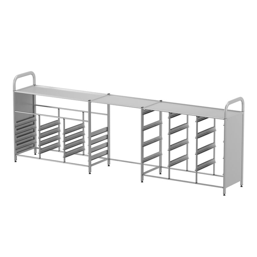 Gratnells Callero Custom Low Level Workstation Adder in Silver (GRA - CADD4044) - SchoolOutlet