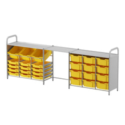 Gratnells Callero Custom Low Level Workstation Adder in Silver (GRA-CADD4044)