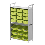 Gratnells Callero Custom Tall Pick - Store Starter Unit 9 Tilting Deep and 12 Deep Trays (GRA - CSTA010744) - SchoolOutlet