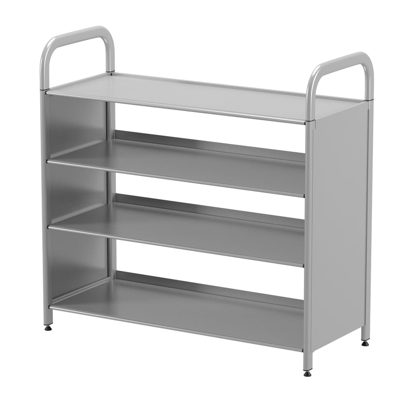 Gratnells Callero Custom Low Level Flat Shelf Starter unit in Silver (GRA - CSTA0644) - SchoolOutlet