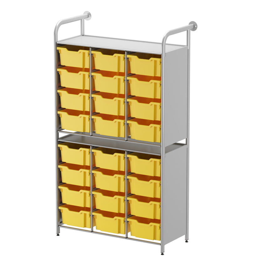 Gratnells Callero Custom Tall High - Store Starter Unit 24 Deep Trays (GRA - CSTA070744) - SchoolOutlet