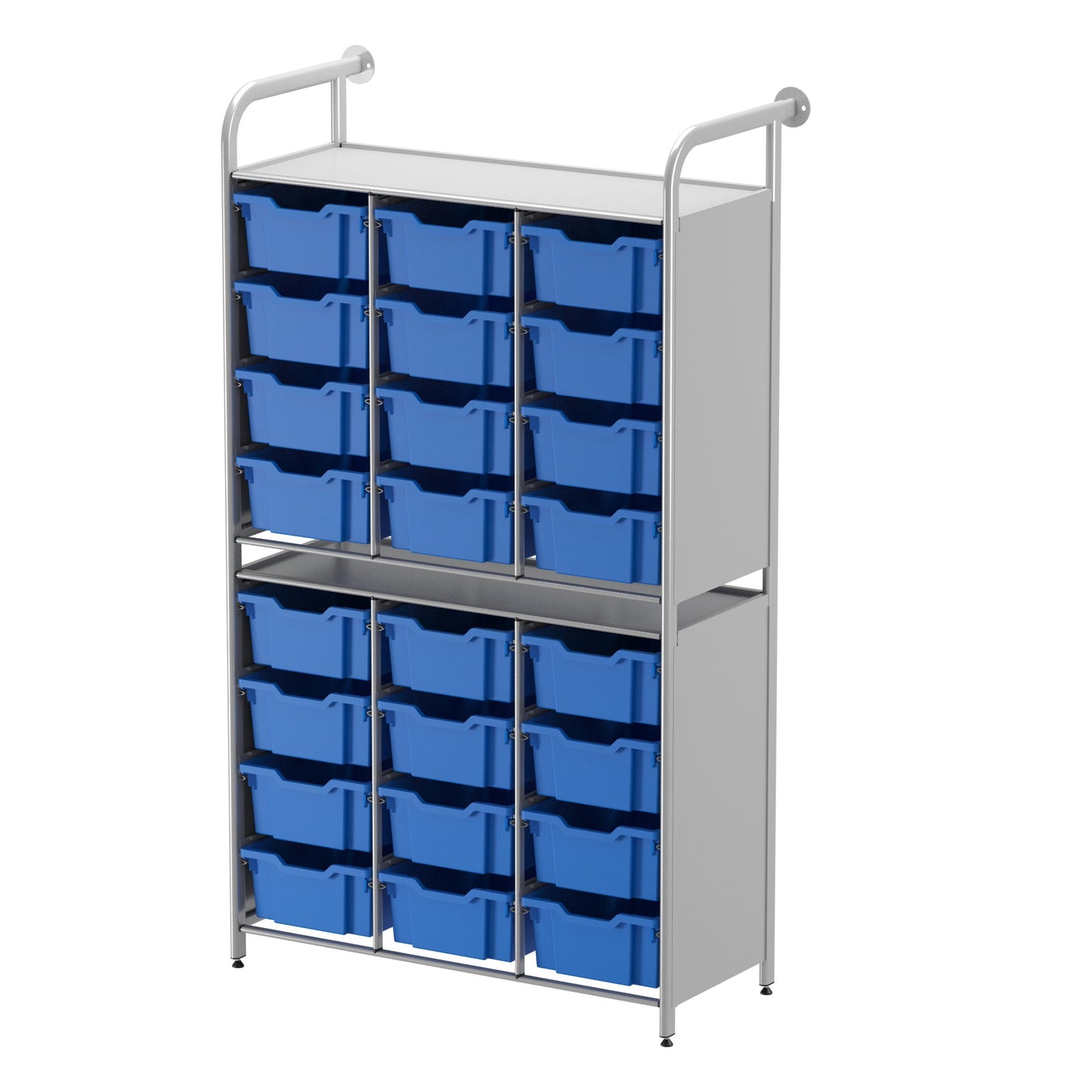 Gratnells Callero Custom Tall High - Store Starter Unit 24 Deep Trays (GRA - CSTA070744) - SchoolOutlet