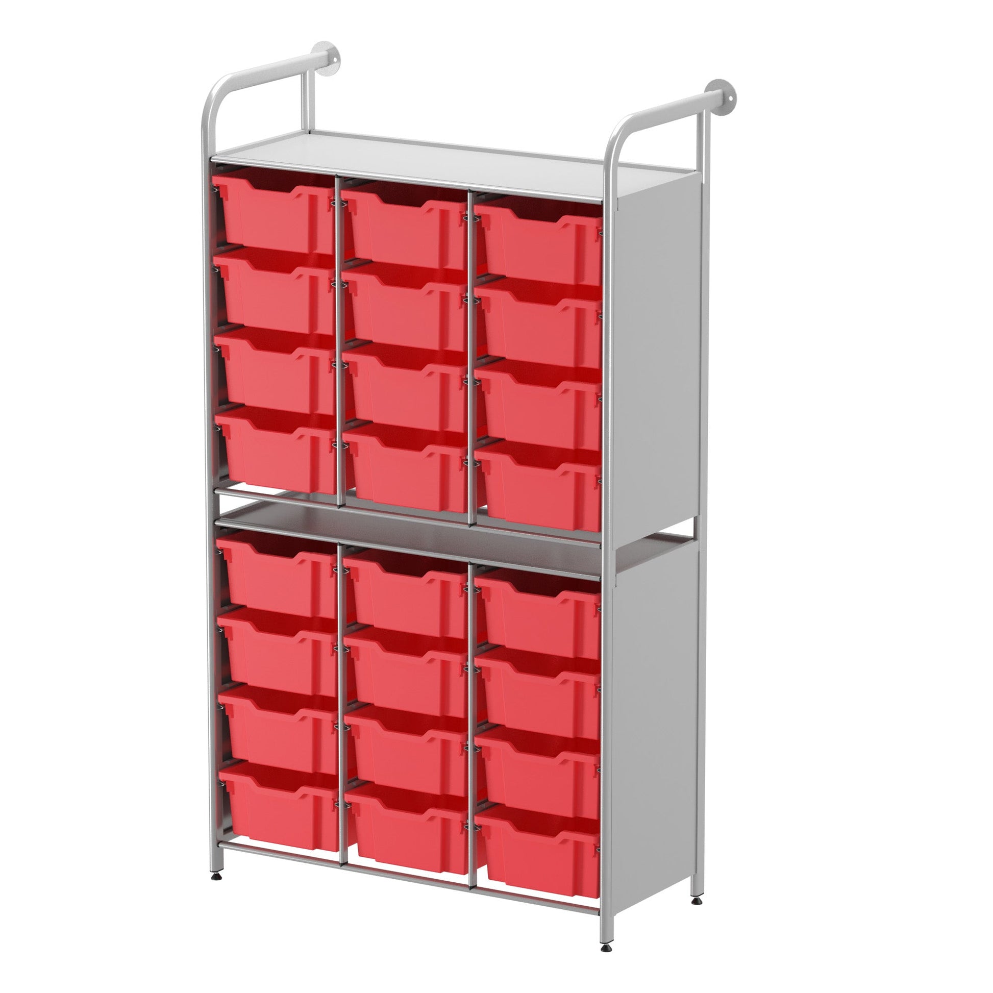 Gratnells Callero Custom Tall High - Store Starter Unit 24 Deep Trays (GRA - CSTA070744) - SchoolOutlet