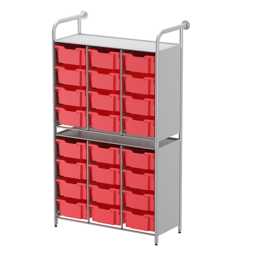 Gratnells Callero Custom Tall High - Store Starter Unit 24 Deep Trays (GRA - CSTA070744) - SchoolOutlet