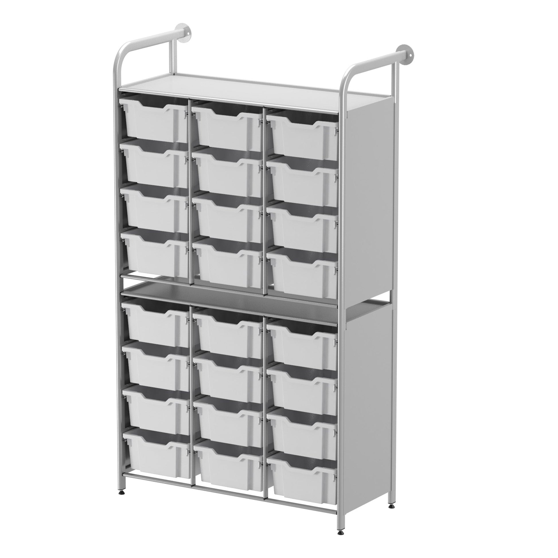 Gratnells Callero Custom Tall High - Store Starter Unit 24 Deep Trays (GRA - CSTA070744) - SchoolOutlet