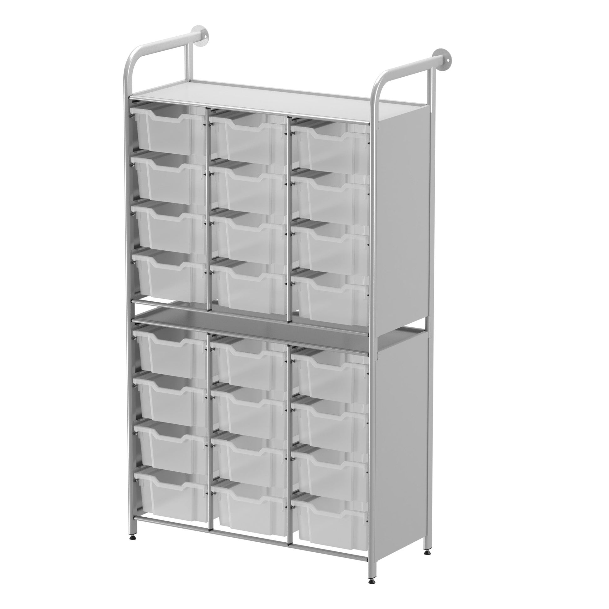 Gratnells Callero Custom Tall High - Store Starter Unit 24 Deep Trays (GRA - CSTA070744) - SchoolOutlet