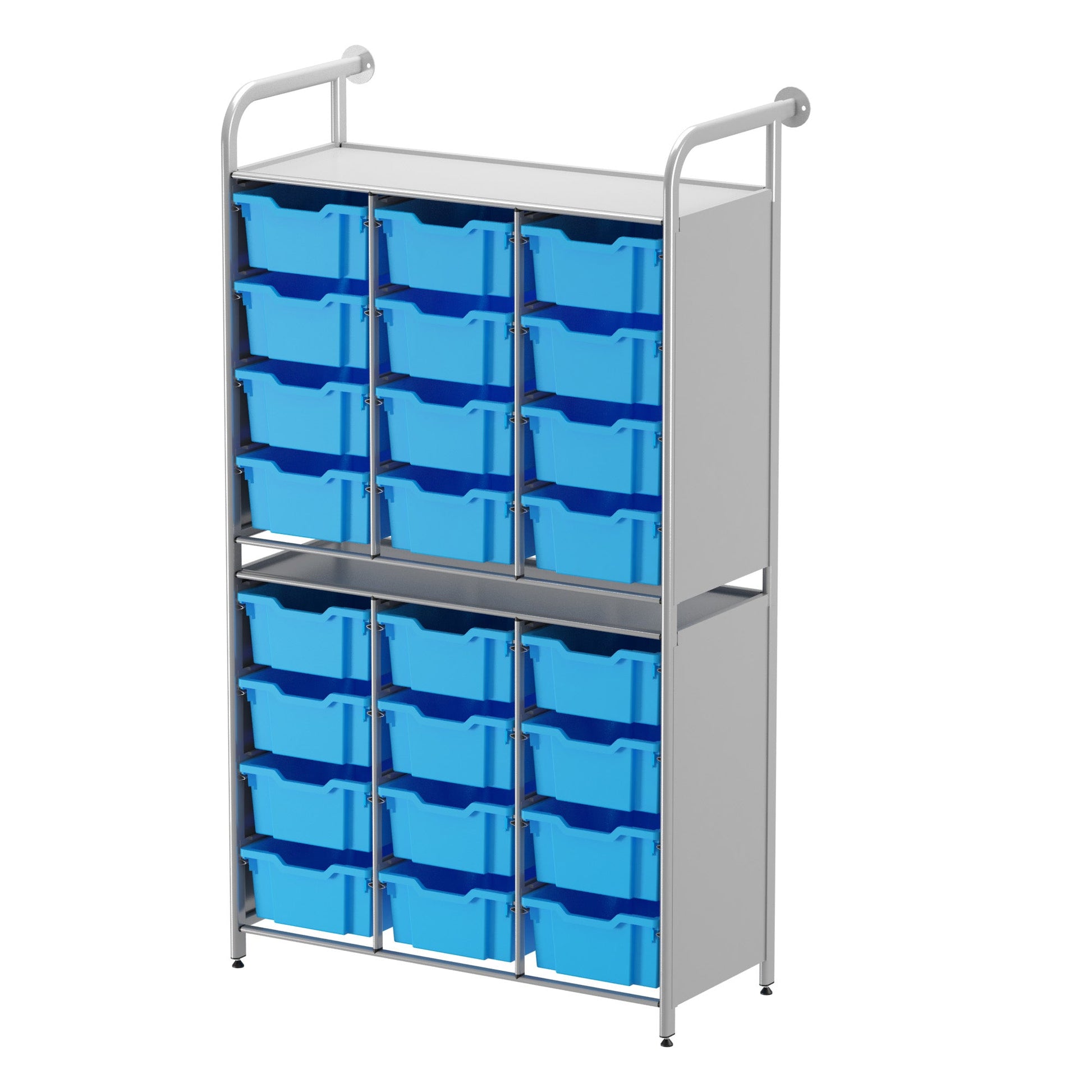 Gratnells Callero Custom Tall High - Store Starter Unit 24 Deep Trays (GRA - CSTA070744) - SchoolOutlet