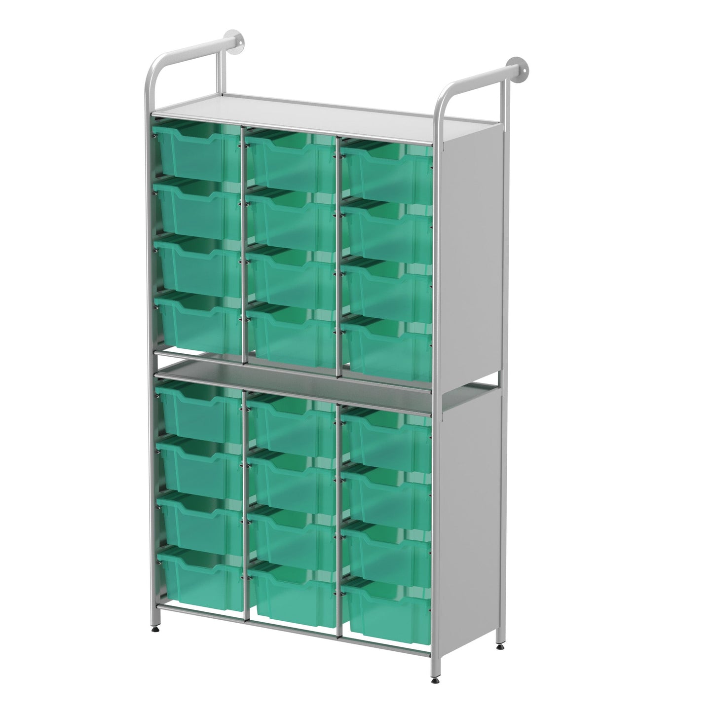 Gratnells Callero Custom Tall High - Store Starter Unit 24 Deep Trays (GRA - CSTA070744) - SchoolOutlet