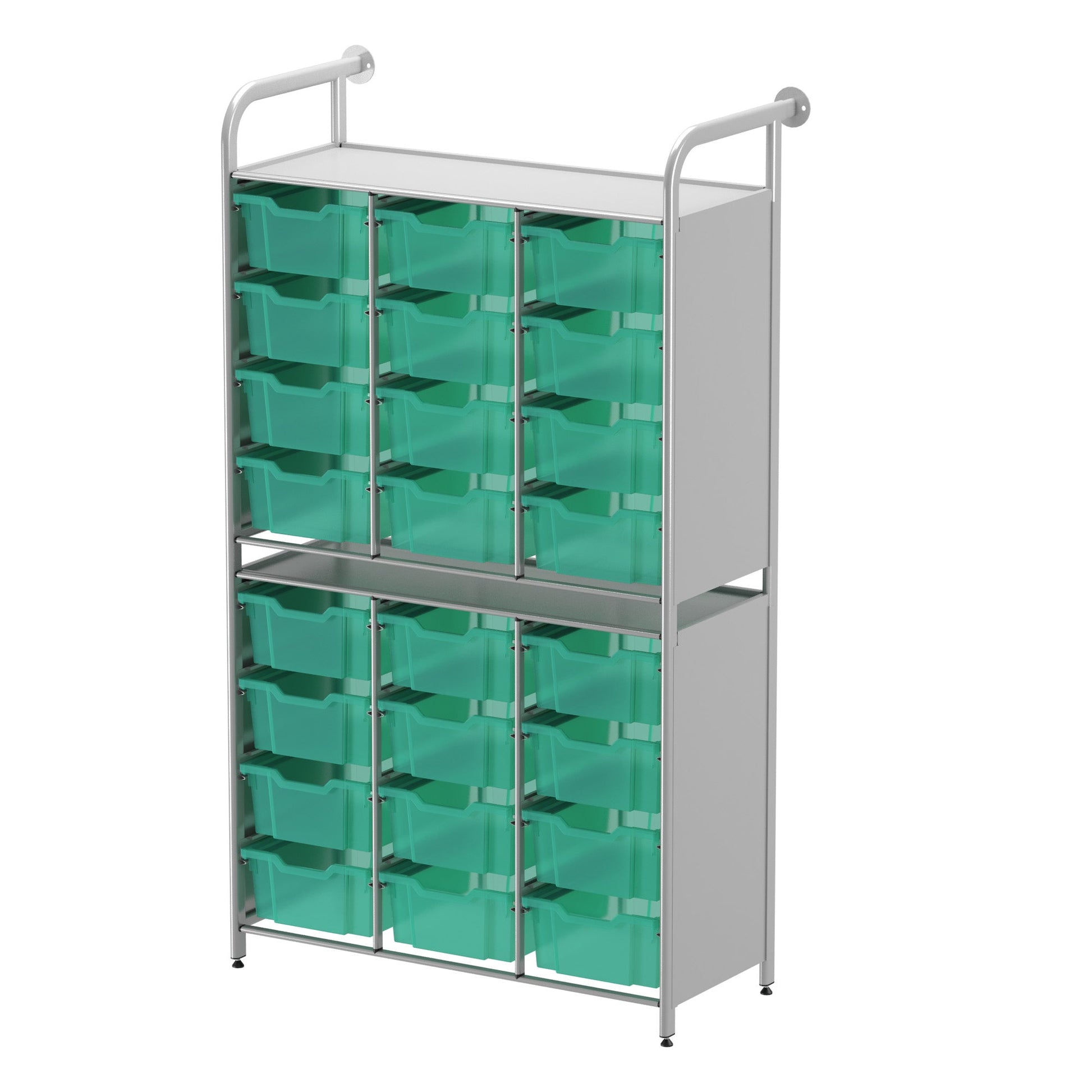 Gratnells Callero Custom Tall High - Store Starter Unit 24 Deep Trays (GRA - CSTA070744) - SchoolOutlet