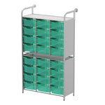 Gratnells Callero Custom Tall High - Store Starter Unit 24 Deep Trays (GRA - CSTA070744) - SchoolOutlet