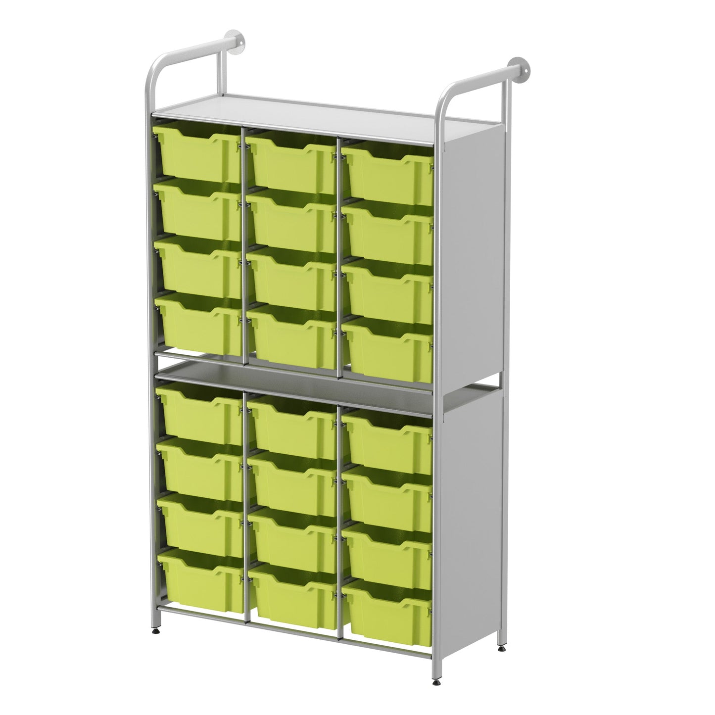 Gratnells Callero Custom Tall High - Store Starter Unit 24 Deep Trays (GRA - CSTA070744) - SchoolOutlet