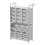 Gratnells Callero Custom Tall Maker - Store Starter Unit 12 Shallow, 3 Deep Tilting and 12 Deep Trays (GRA - CSTA340744) - SchoolOutlet