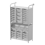 Gratnells Callero Custom Tall Maker - Tall Starter Unit 28 Shallow, 3 Deep Tilting and 4 Deep Trays (GRA - CSTA342144) - SchoolOutlet