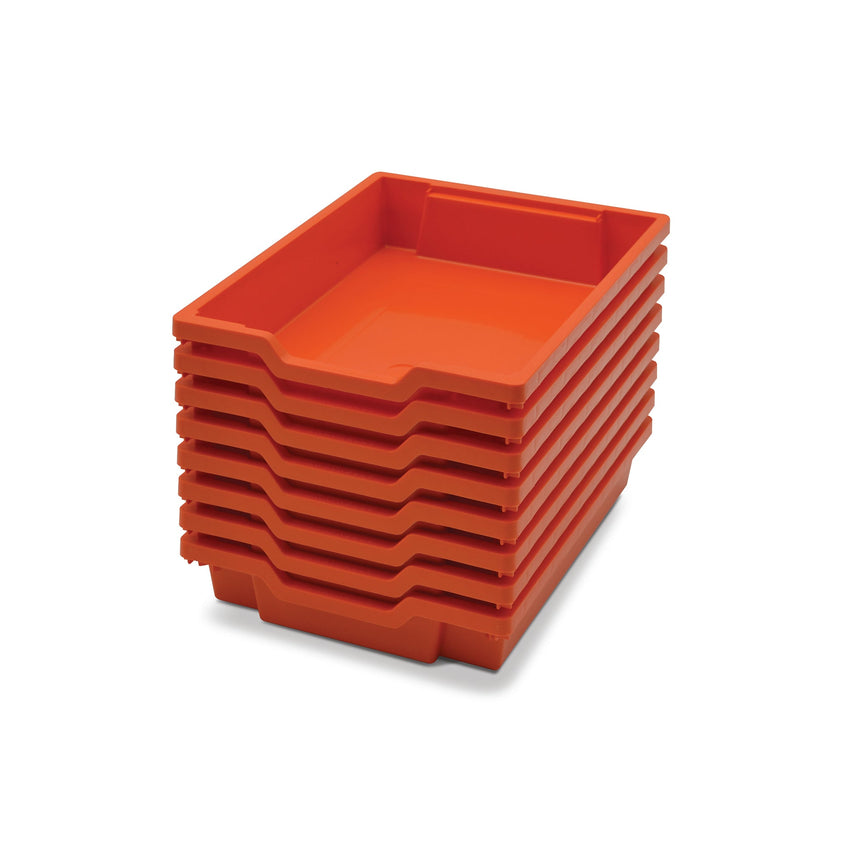 Gratnells F1 Shallow Tray Pack of 8 (GRA - F01) - SchoolOutlet