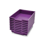 Gratnells F1 Shallow Tray Pack of 8 (GRA - F01) - SchoolOutlet