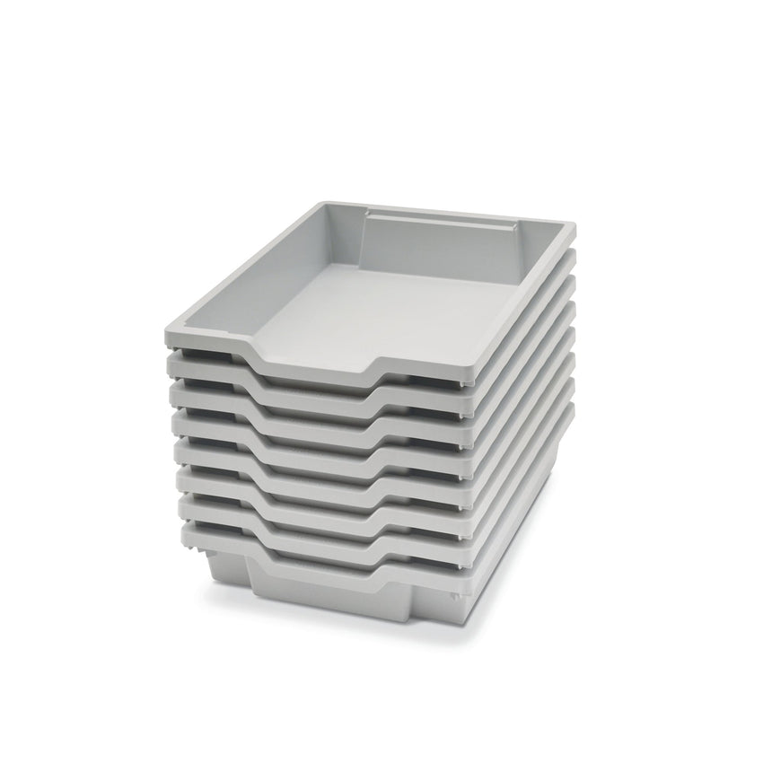 Gratnells F1 Shallow Tray Pack of 8 (GRA - F01) - SchoolOutlet