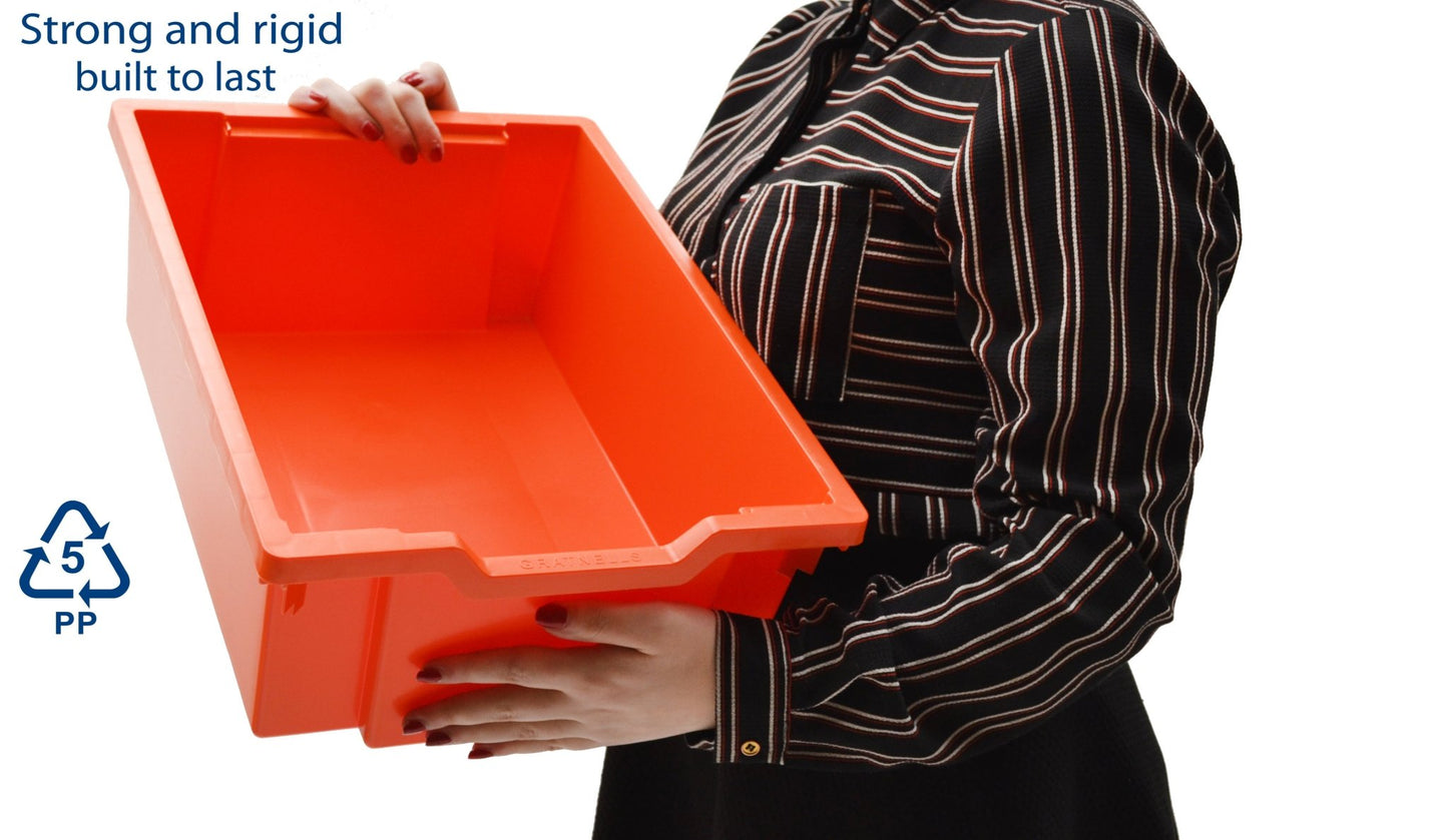 Gratnells F2 Deep Tray Pack of 6 (GRA - F02) - SchoolOutlet