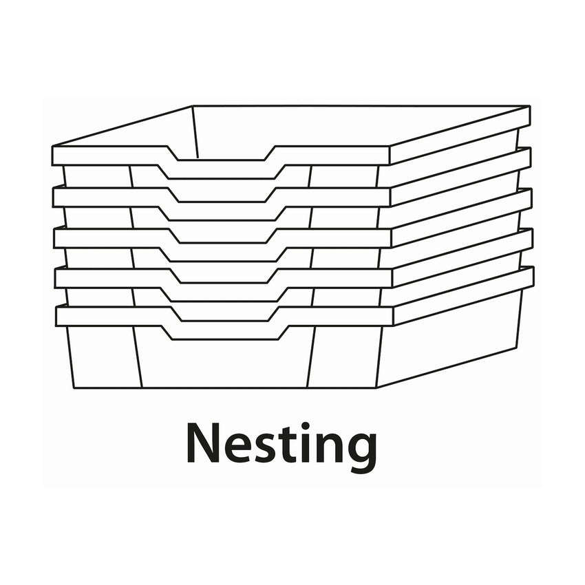 Gratnells F3 Jumbo Tray Pack of 6 (GRA - F03) - SchoolOutlet