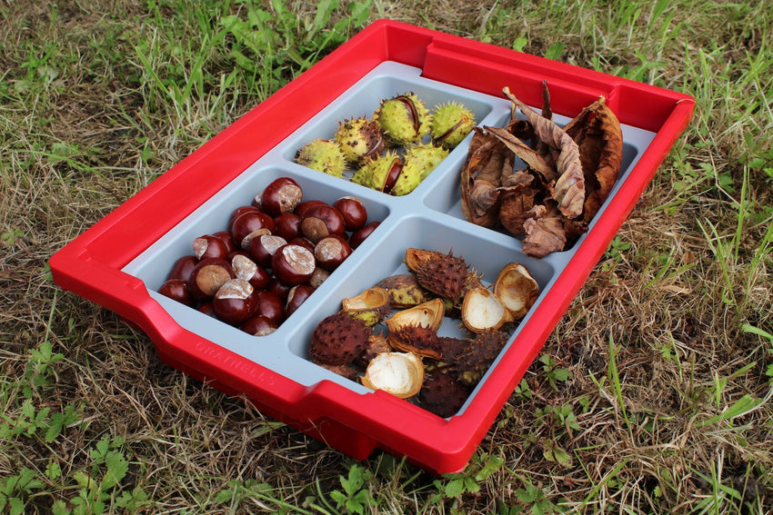 Gratnells Moulded Insert 4 Section for F1 in Dove Gray (Pack of 6) (GRA - IM04F0119P6) - SchoolOutlet