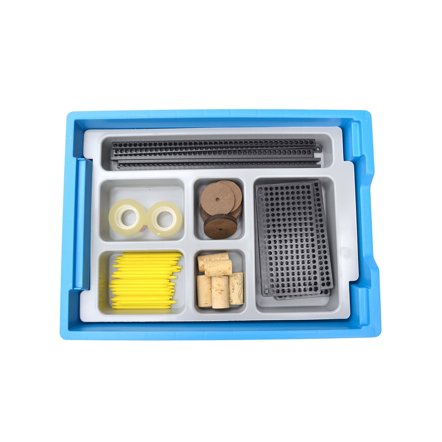 Gratnells Moulded Insert 6 Non Identical Sections for F1 in Dove Gray (Pack of 6) (GRA - IM07F0119P6) - SchoolOutlet