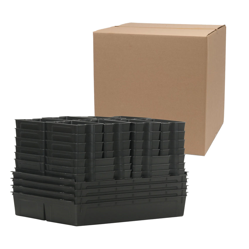 Gratnells SortED 52 Piece Pack in Charcoal. (GRA - SERETAIL02) - SchoolOutlet