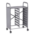 Gratnells Callero Double Cart with 8 Deep Trays (GRA - SSET1344) - SchoolOutlet