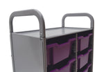 Gratnells Callero Double Cart with 8 Deep Trays (GRA - SSET1344) - SchoolOutlet