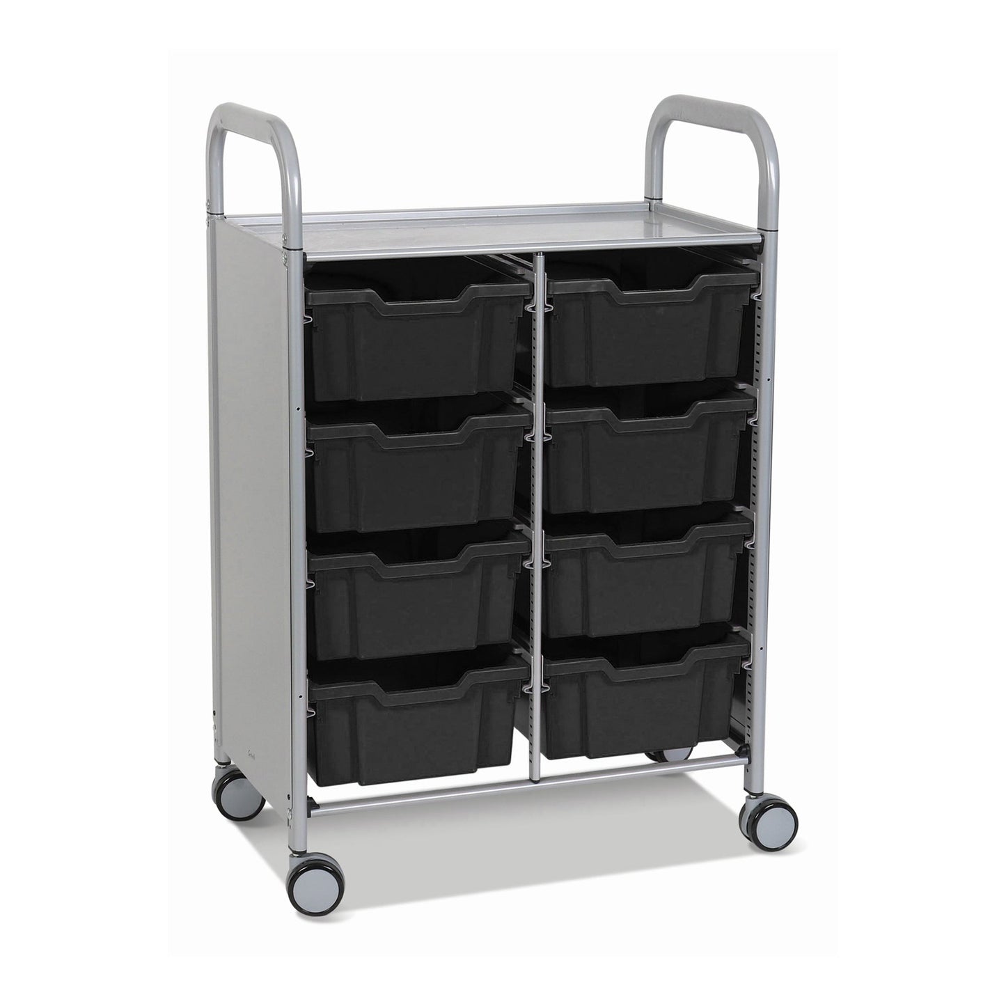 Gratnells Callero Double Cart with 8 Deep Trays (GRA - SSET1344) - SchoolOutlet