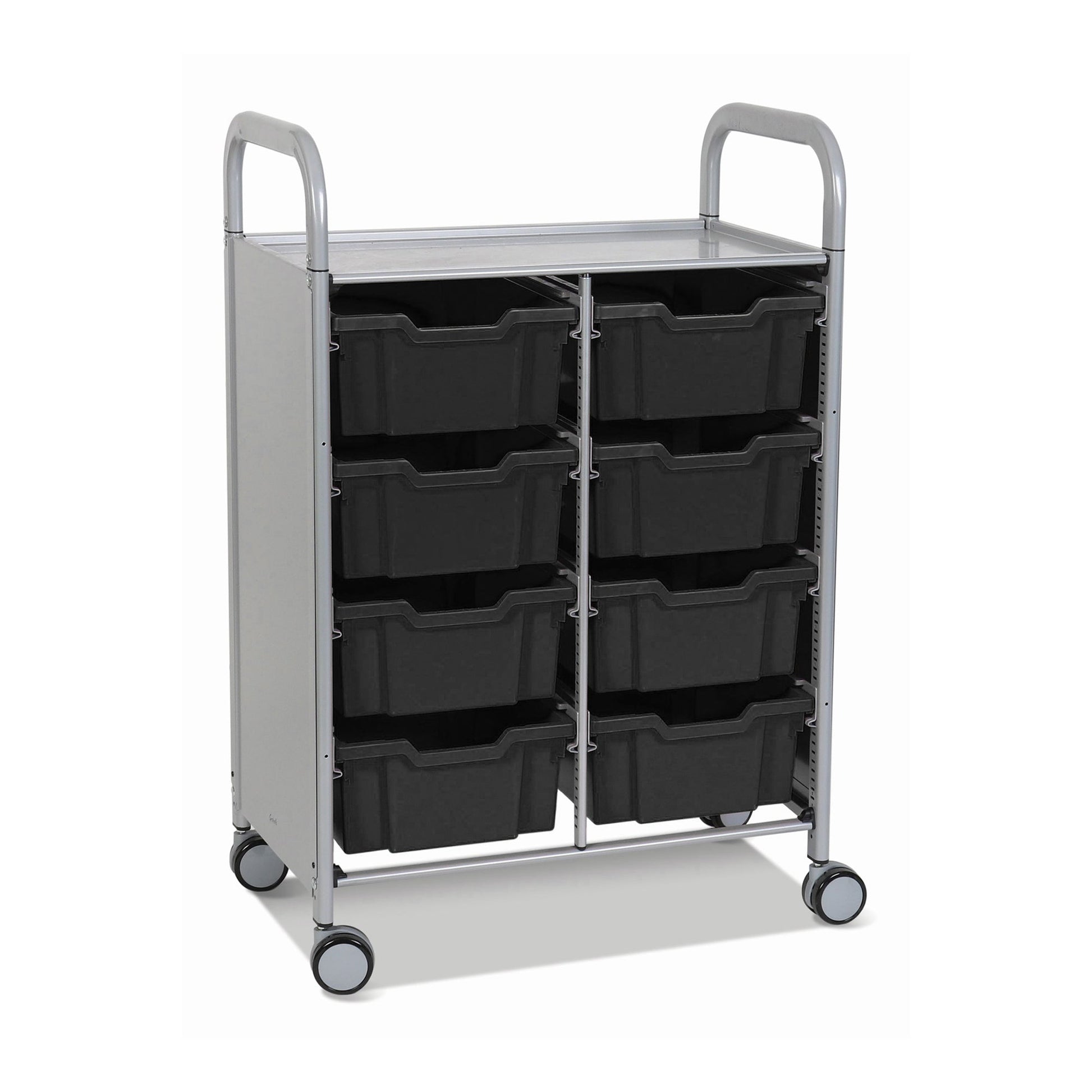 Gratnells Callero Double Cart with 8 Deep Trays (GRA - SSET1344) - SchoolOutlet