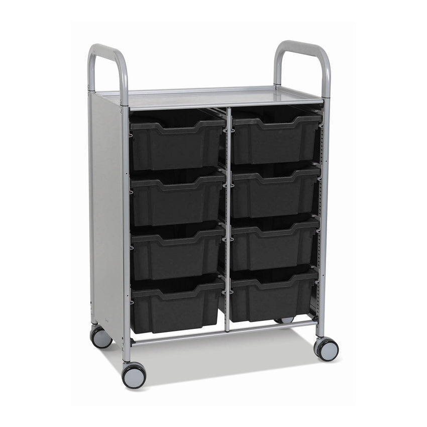 Gratnells Callero Double Cart with 8 Deep Trays (GRA - SSET1344) - SchoolOutlet
