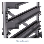 Gratnells Callero Library Cart in Silver with 6 Deep F2 Trays (GRA - SSET1644) - SchoolOutlet