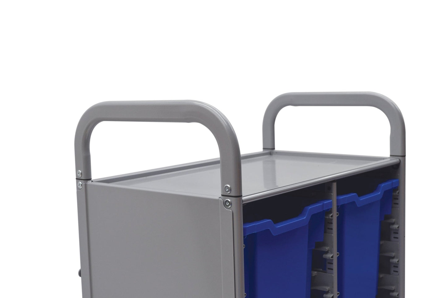 Gratnells Callero Double Cart with 4 Jumbo Trays (GRA - SSET1744) - SchoolOutlet