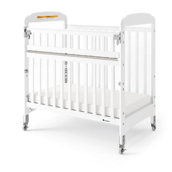 Foundations - Next Gen Serenity SafeReach Side Gate Compact Crib - Clearview (Both Ends) White (FOU-2542120)