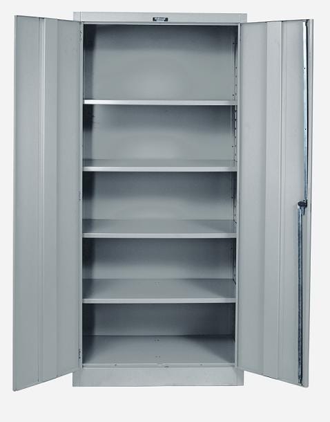 Hallowell 400 Series Commercial Steel Cabinet, Storage Configuration Double Door 36"W x 24"D x 72"H (HAL - 415S24) - SchoolOutlet