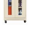 Hallowell 400 Series Commercial Steel Cabinet, Storage Configuration w/ Safety View Double Door 36