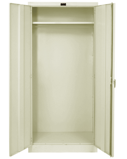 Hallowell 400 Series Commercial Steel Cabinet, Wardrobe Configuration Double Door 36"W x 18"D x 72"H (HAL-435W18)