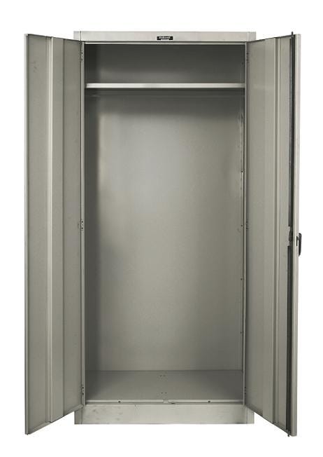 Hallowell 400 Series Commercial Steel Cabinet, Wardrobe Configuration Double Door 36"W x 24"D x 72"H (HAL - 435W24) - SchoolOutlet