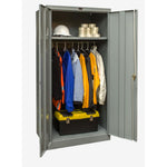 Hallowell 400 Series Commercial Steel Cabinet, Wardrobe Configuration Double Door 36