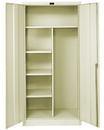 Hallowell 400 Series Commercial Steel Cabinet, Combination Configuration Double Door 48