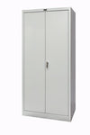 Hallowell 800 Series Industrial Grade Steel Cabinet, Wardrobe Configuration MedSafe Antimicrobial Double Door 36