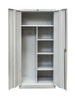 Hallowell 800 Series Industrial Grade Steel Cabinet, Combination Configuration MedSafe Antimicrobial Double Door 36