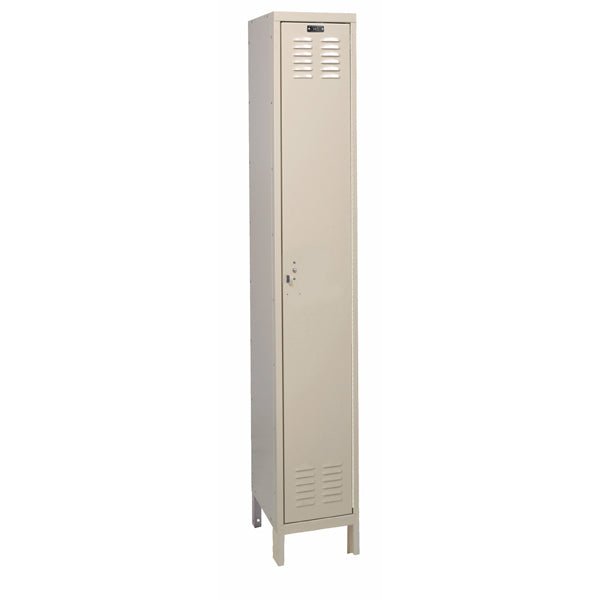Hallowell ValueMax Metal Locker: Premium Wardrobe Single - Tier, 1 - Wide - 12"W x 18"D x 78"H (HAL - UH1288 - 1) - SchoolOutlet