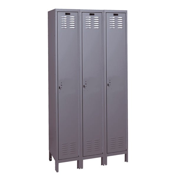 Hallowell ValueMax Metal Locker: Premium Wardrobe Single - Tier, 3 - Wide - 36"W x 12"D x 78"H (HAL - UH3228 - 1) - SchoolOutlet